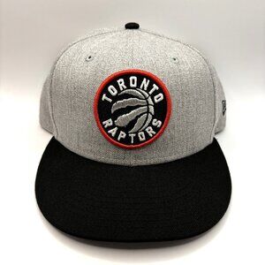 Toronto Raptors NBA 9Fifty 950 New Era Cap Hat Snapback - Gray with Black